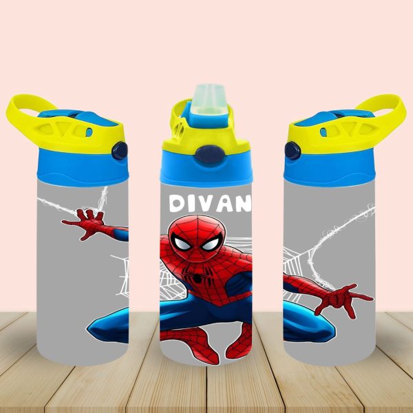 Assorted Spiderman Flip Top Sippy Cup | Personalised Printed