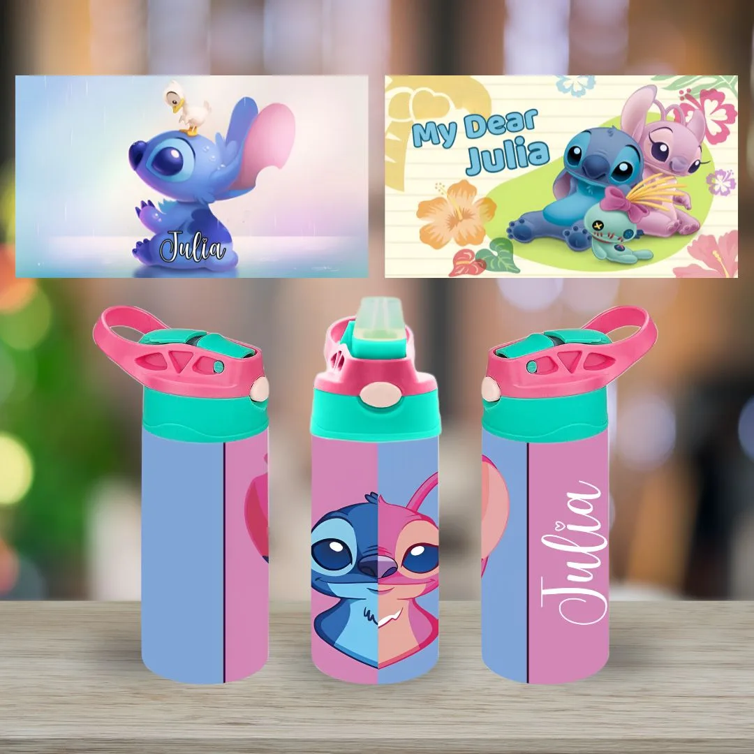 Assorted Stitch Flip Top Sippy Cup | Personalised Printed
