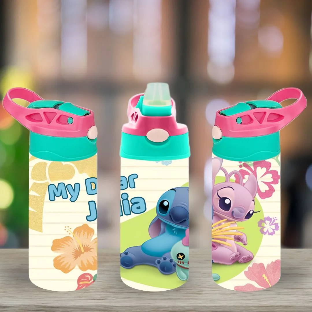 Assorted Stitch Flip Top Sippy Cup | Personalised Printed