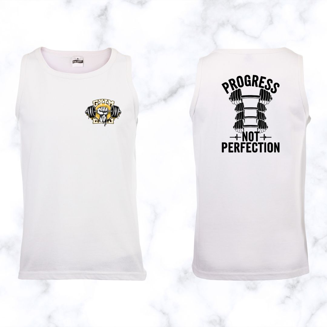 Progress Not Perfection Gym Vest