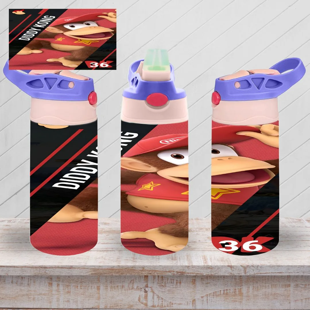 Assorted Mario Flip Top Sippy Cup | Personalised Printed