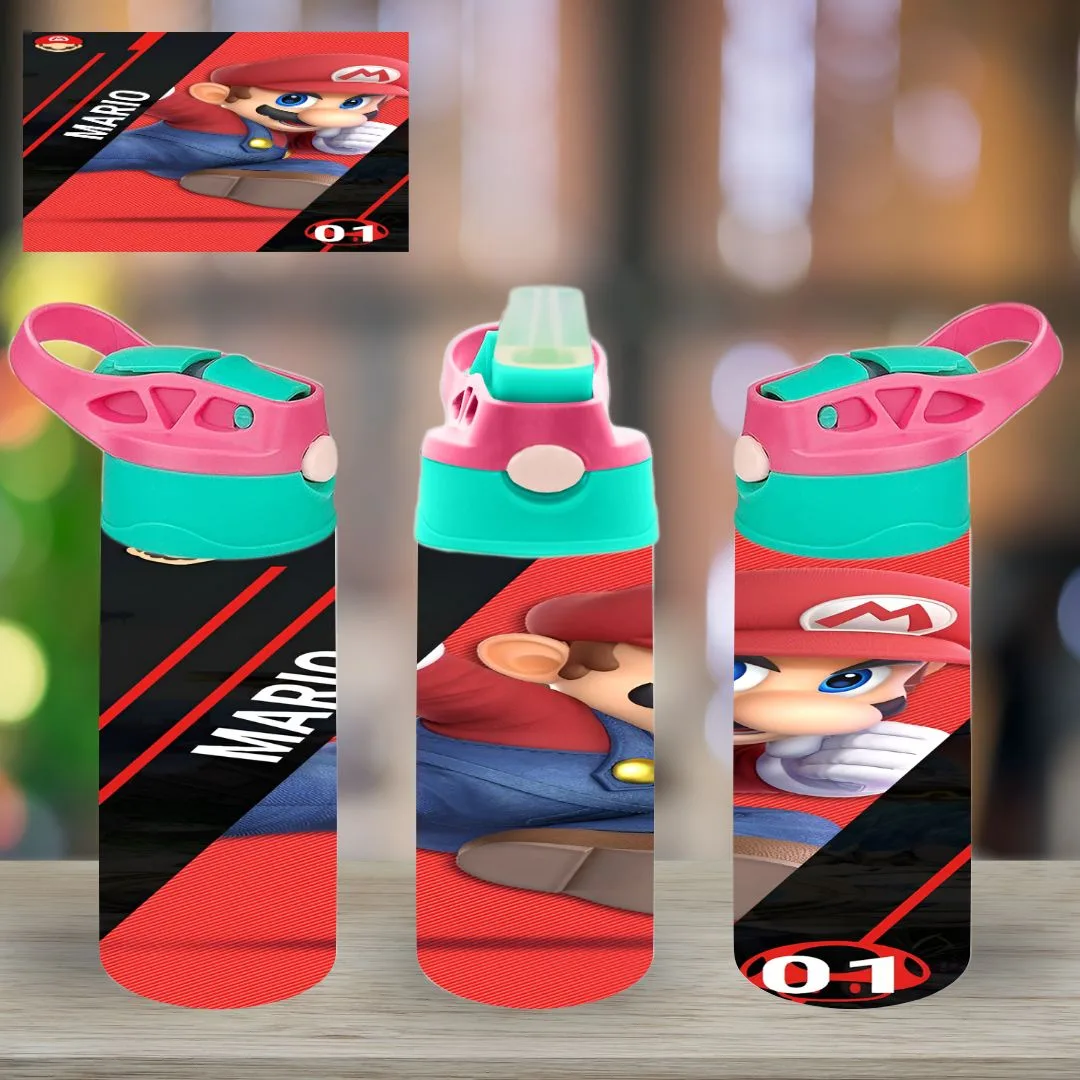 Assorted Mario Flip Top Sippy Cup | Personalised Printed