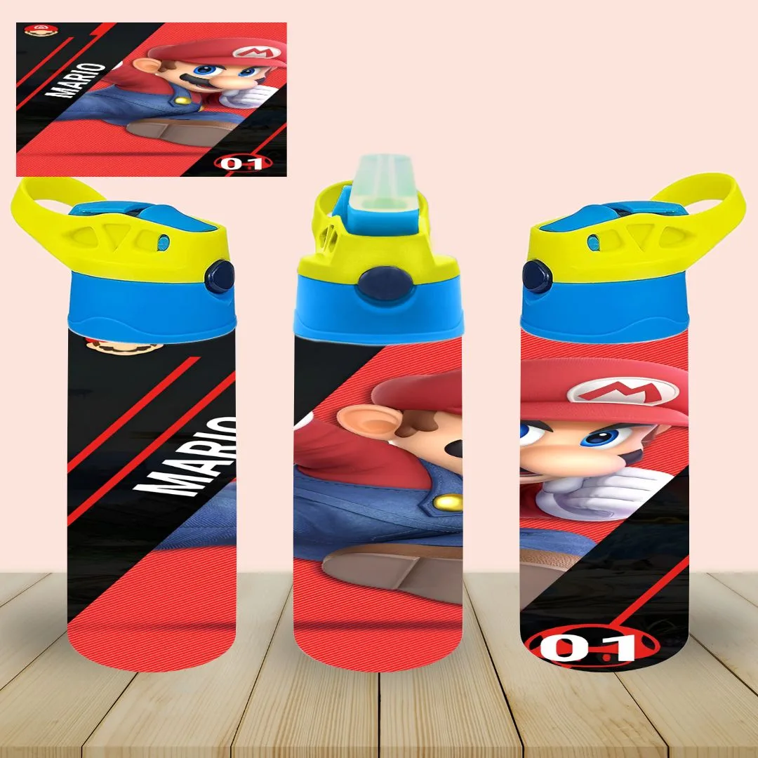 Assorted Mario Flip Top Sippy Cup | Personalised Printed