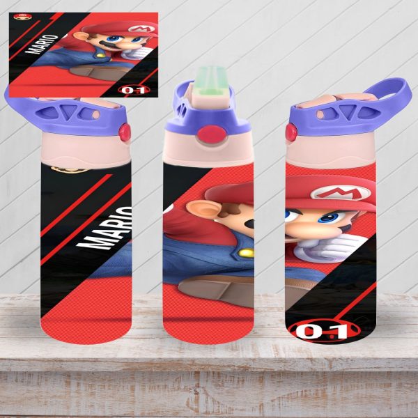 Assorted Mario Flip Top Sippy Cup | Personalised Printed