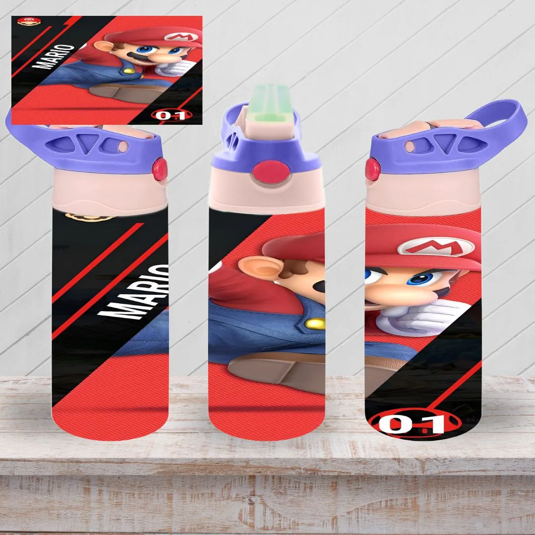 Assorted Mario Flip Top Sippy Cup | Personalised Printed
