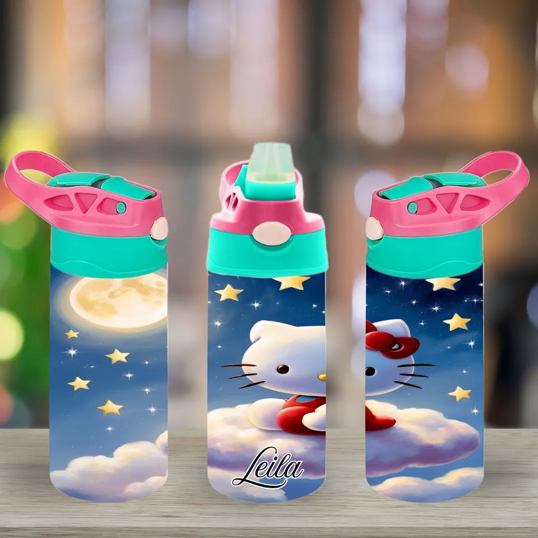 Assorted Hello Kitty Flip Top Sippy Cup | Personalised Printed