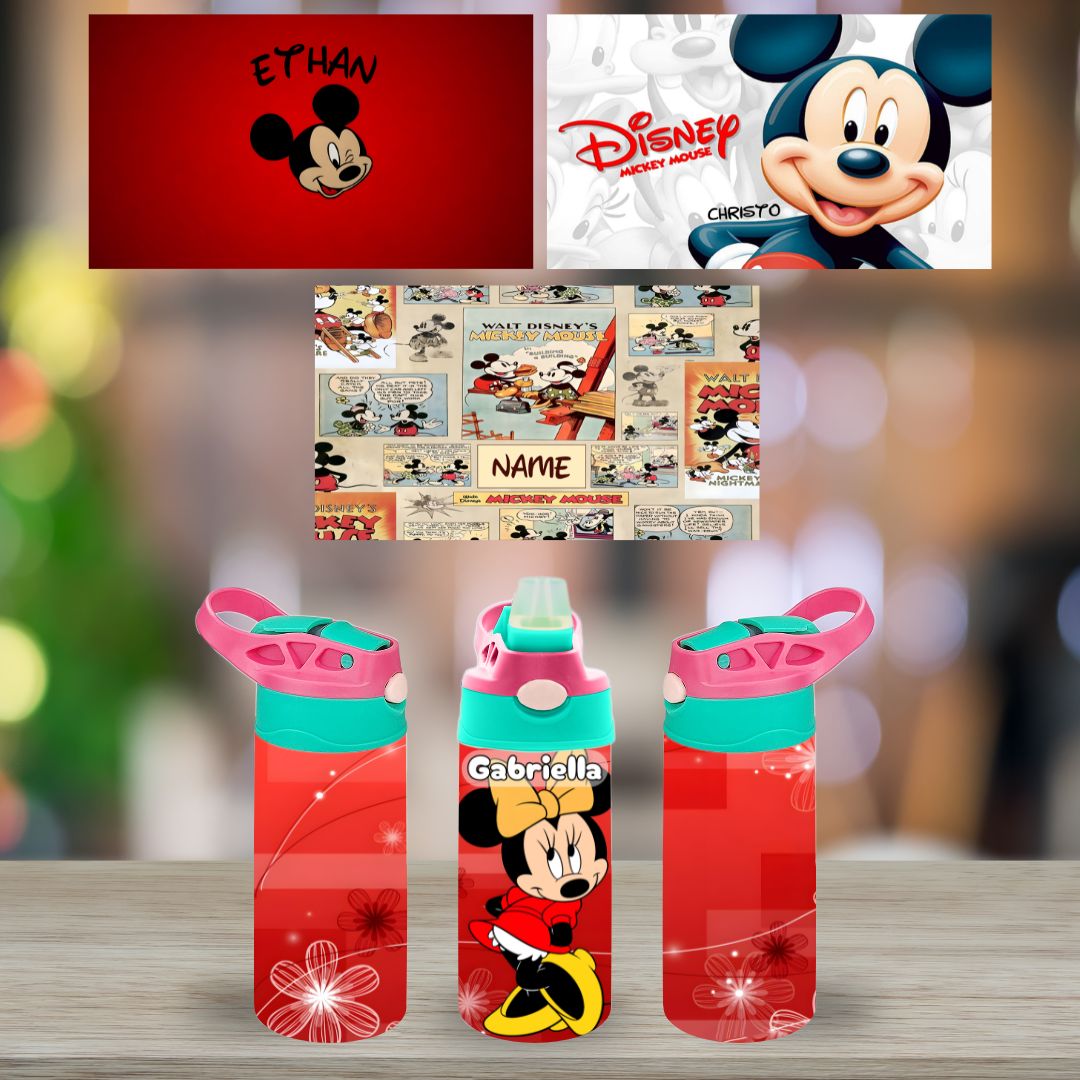 Assorted Mickey Mouse Flip Top Sippy Cup | Personalised Printed