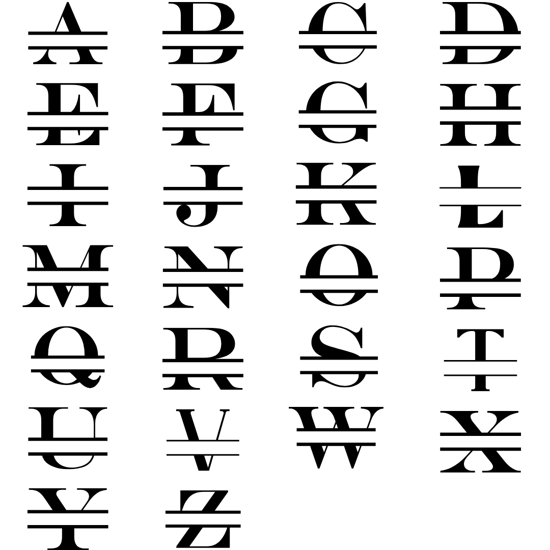 Letter Name 20oz Tumbler