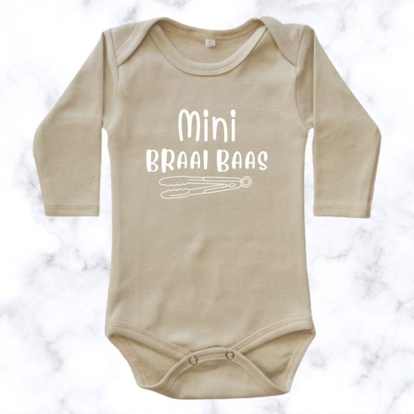 Mini-Braai-Baas - stone - long sleeve