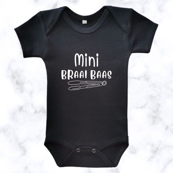 Mini-Braai-Baas - black - short sleeve