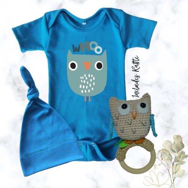 Whoo’s the Cutest? - Turguoise long sleeve