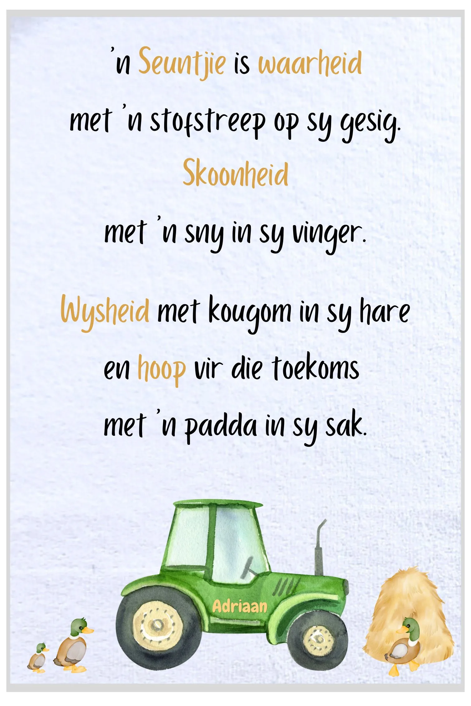 2-Tractor Time Burp Cloth Set
