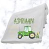 Tractor Time Fluffy Fleece