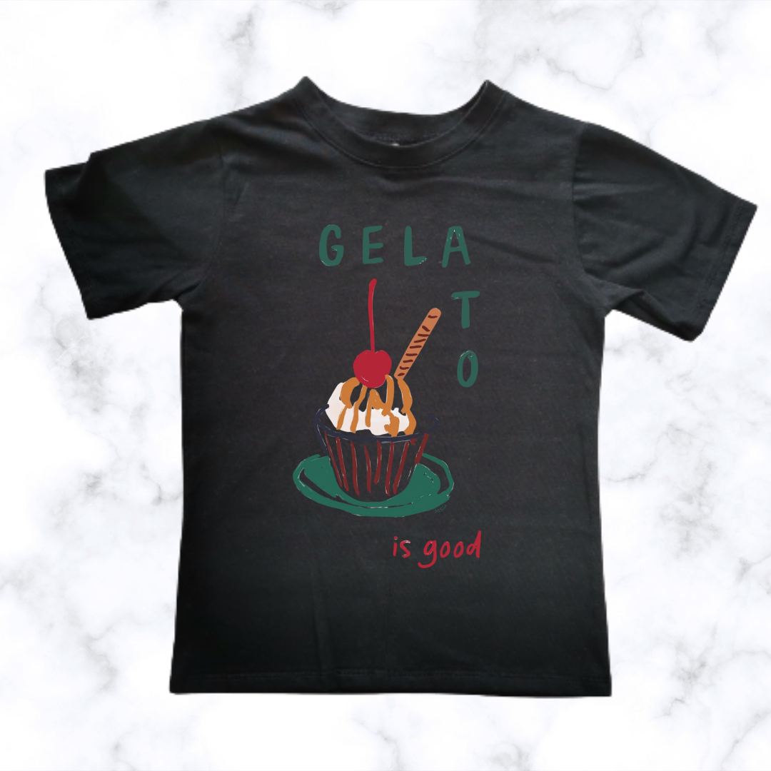 Gelato is Good | Custom Printed Kids T-shirt