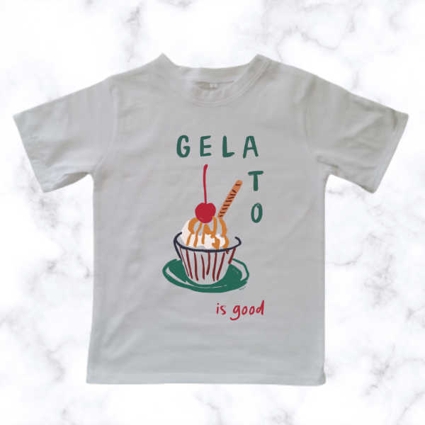 Gelato is Good | Custom Printed Kids T-shirt