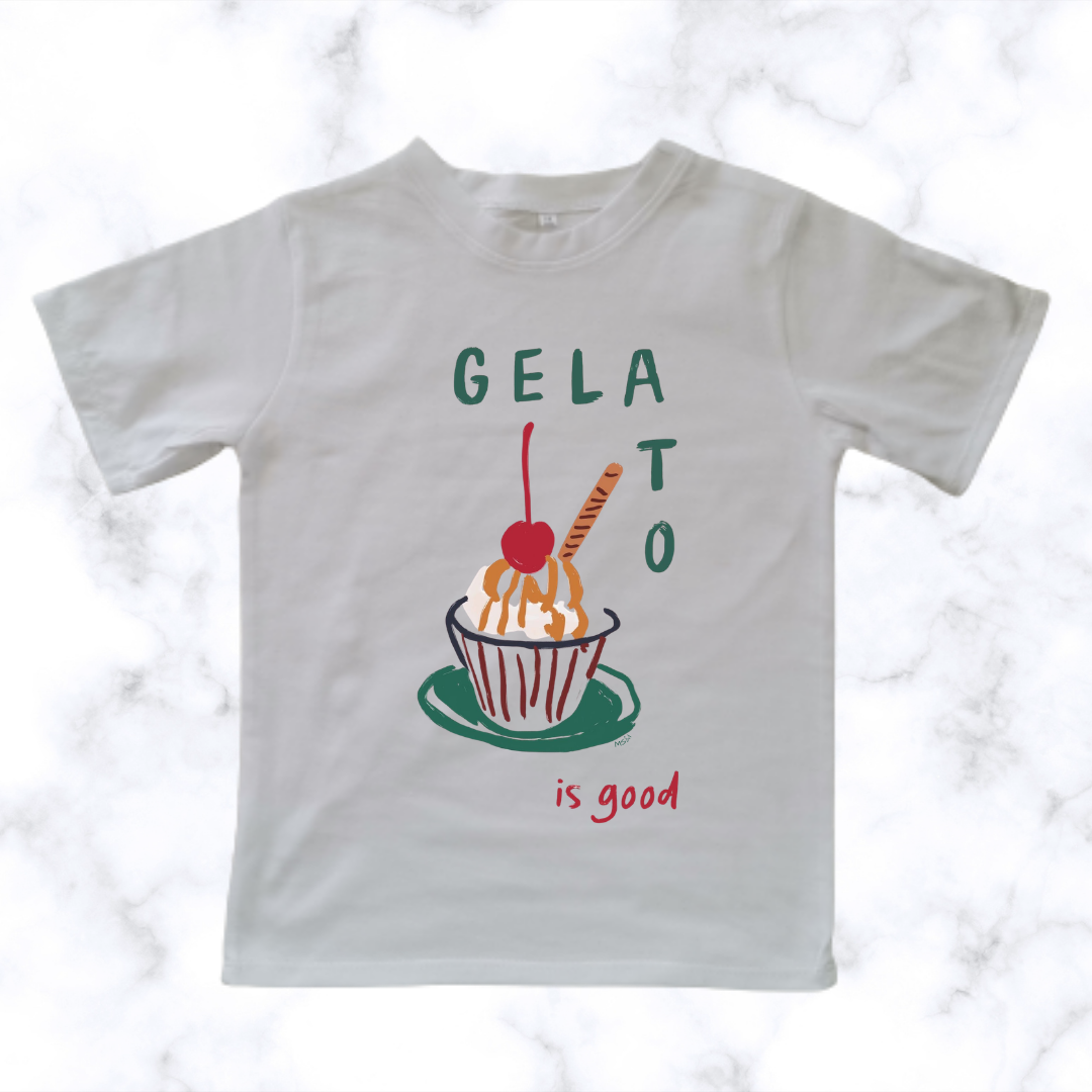 Gelato is Good | Custom Printed Kids T-shirt