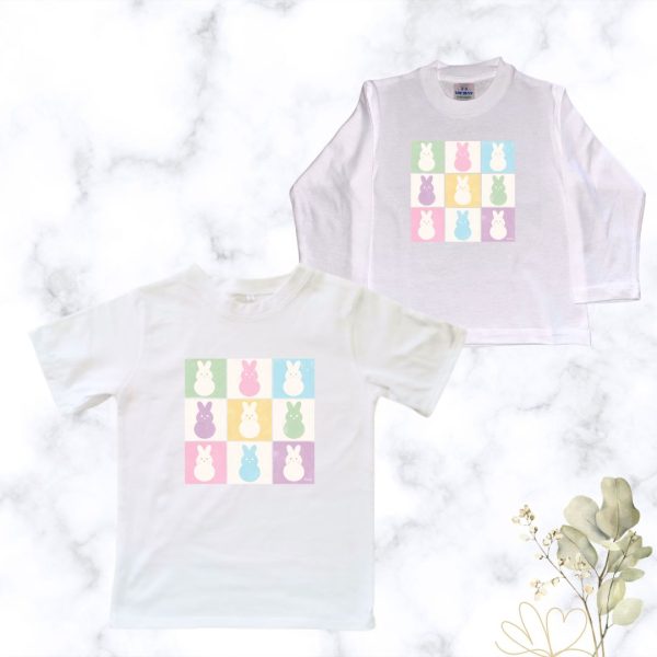 Pastel Bunny | Custom Printed Kids T-shirt