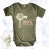 100% Boeremeisie | Custom Printed Baby Onesie