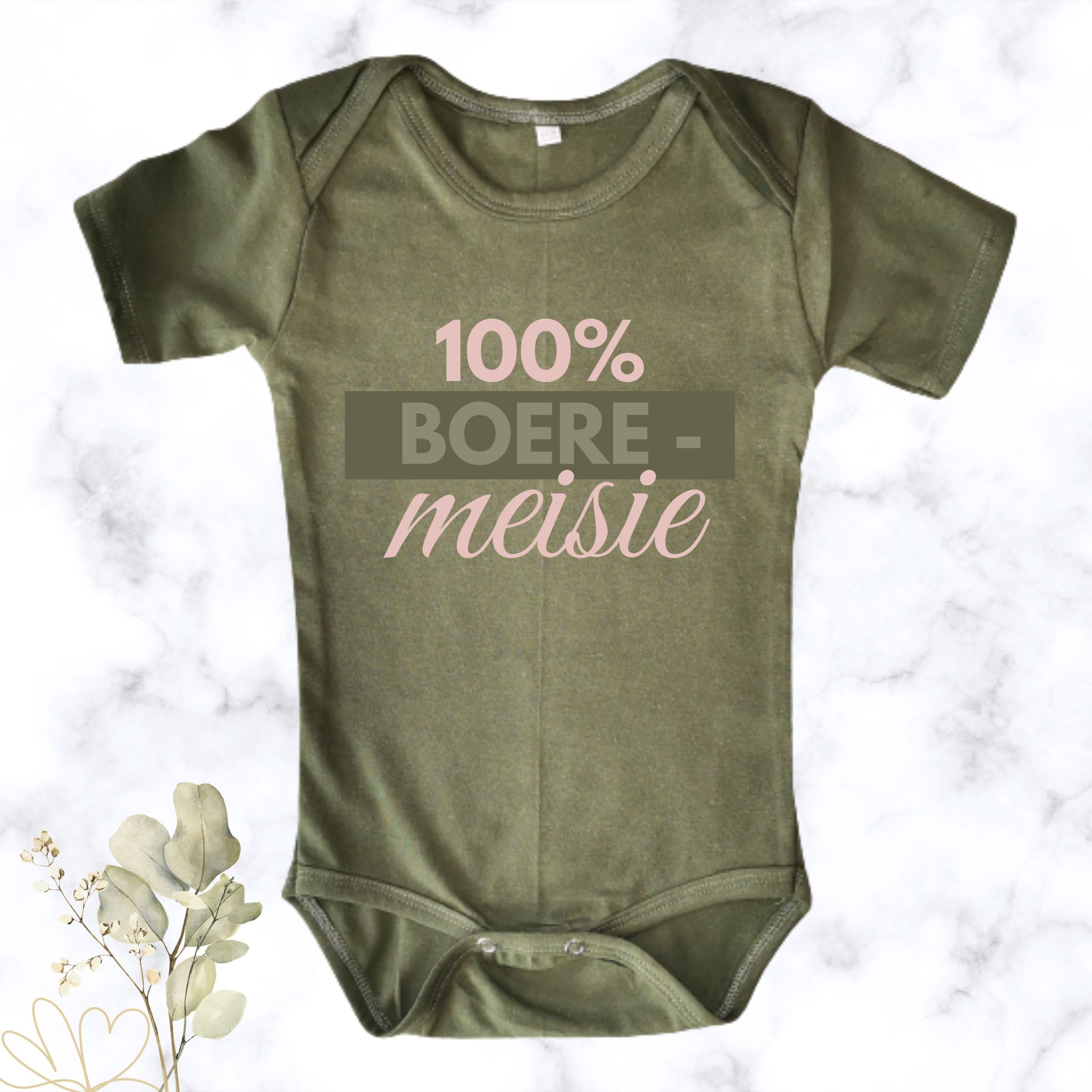 Boeremeisie | Printed Baby Onesie