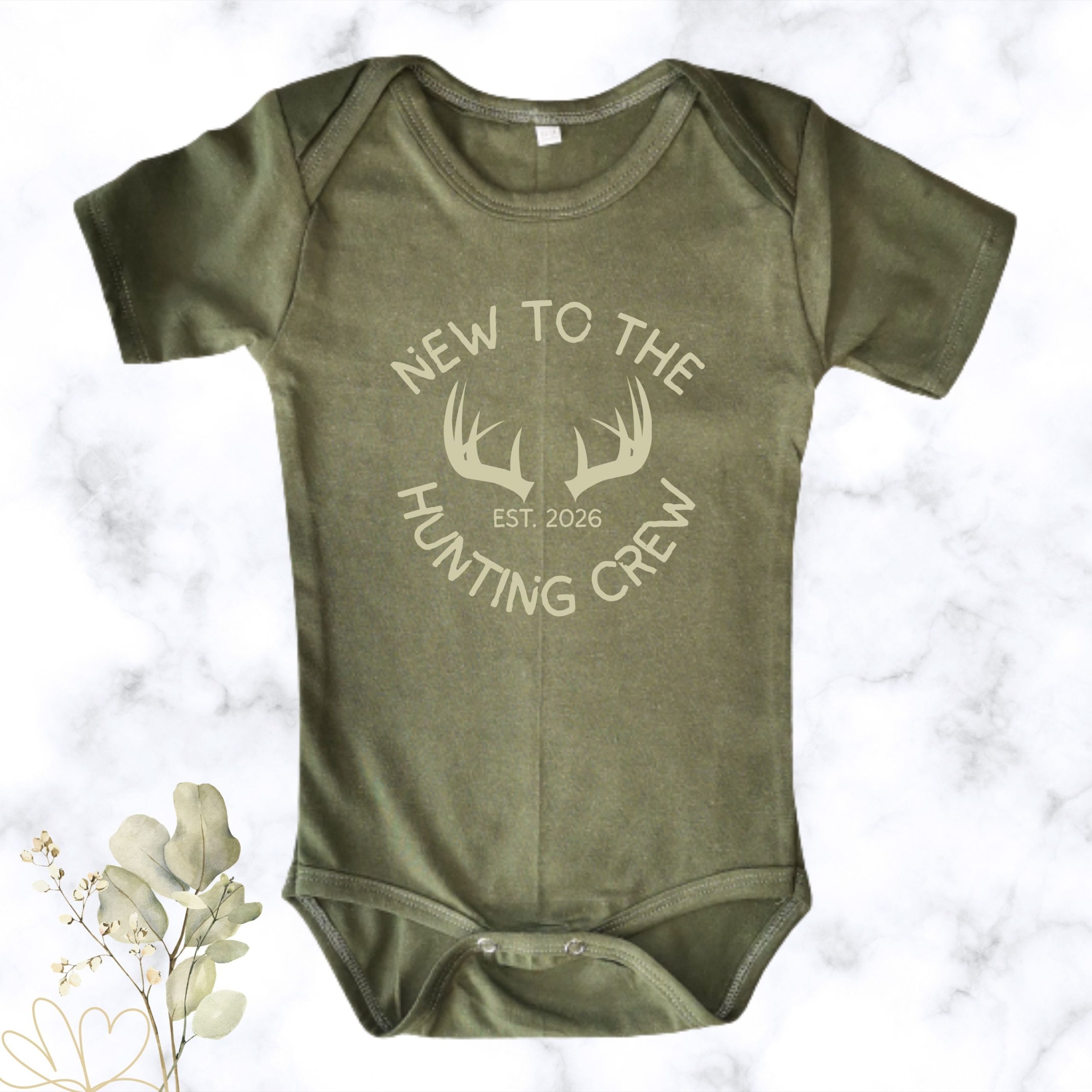 Hunting Crew | Printed Baby Onesie