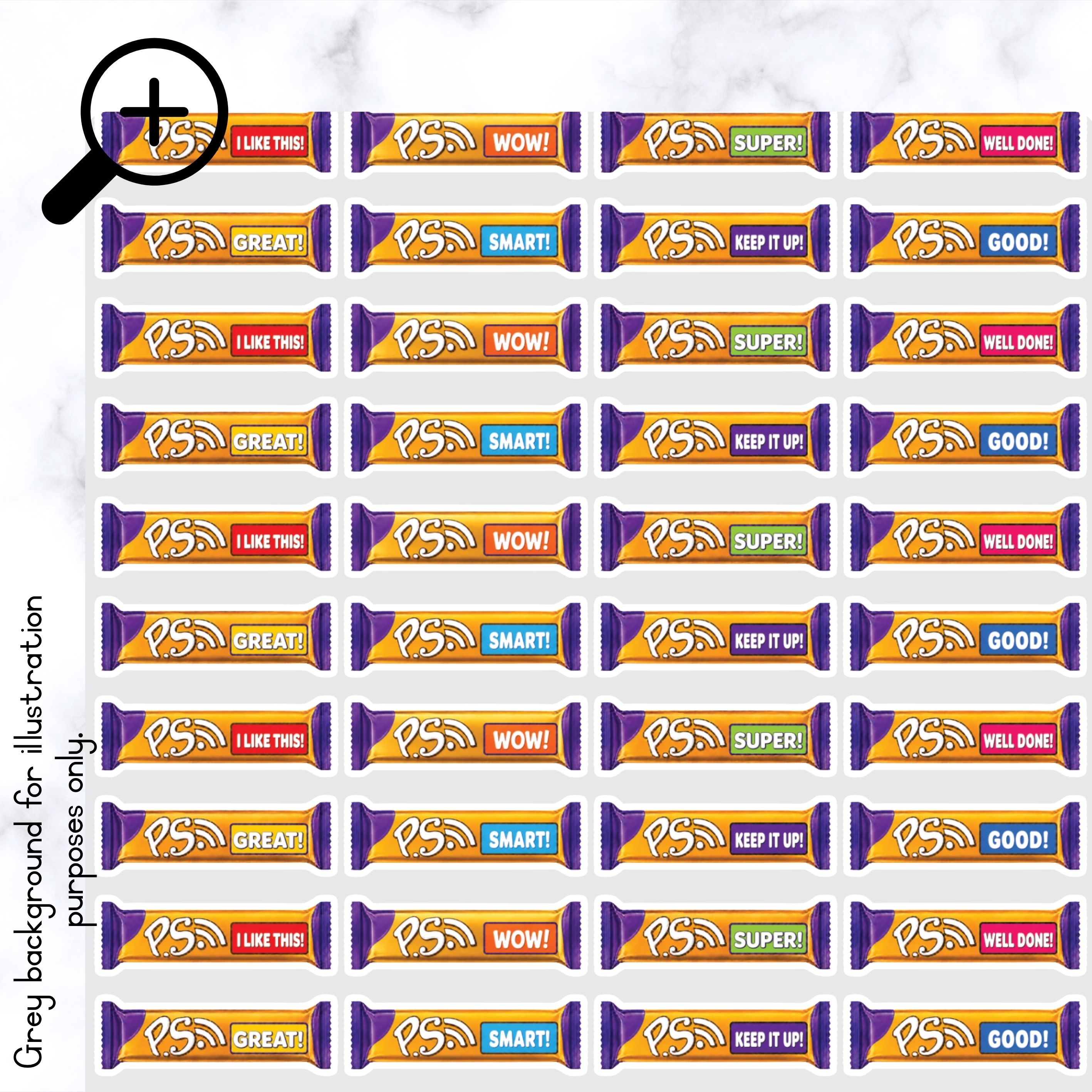 PS Reward Stickers Eng - B