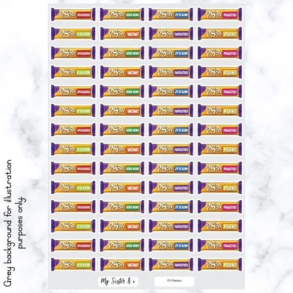 PS Reward Stickers Eng - A