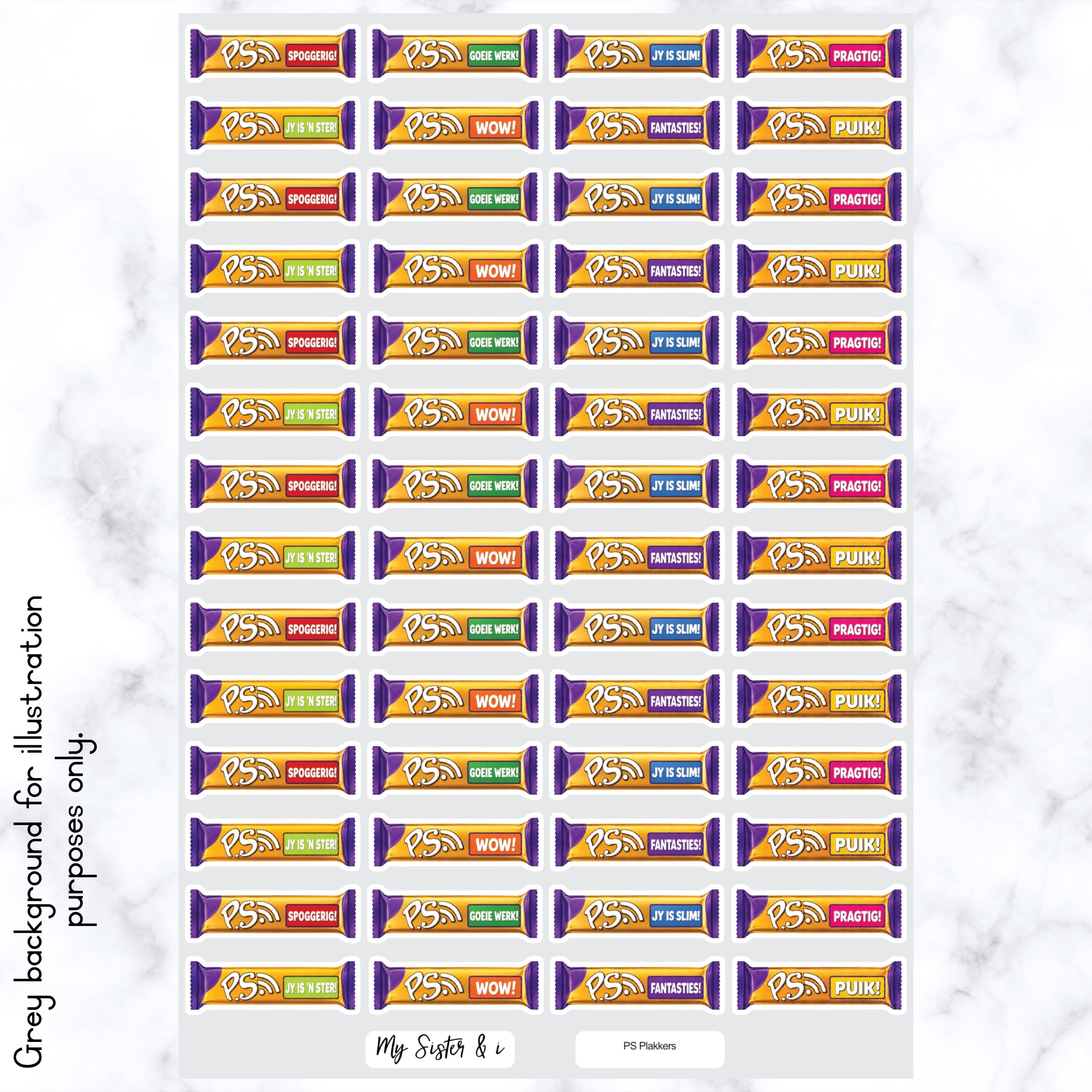PS Reward Stickers Eng - A