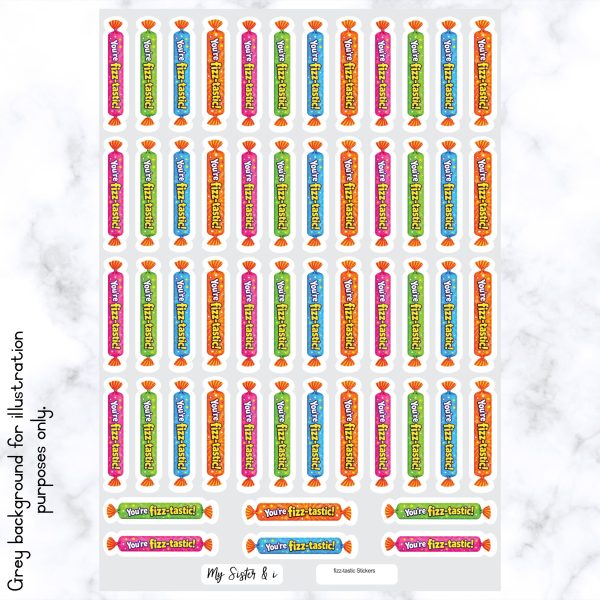 Fizz-tastic Pun Stickers