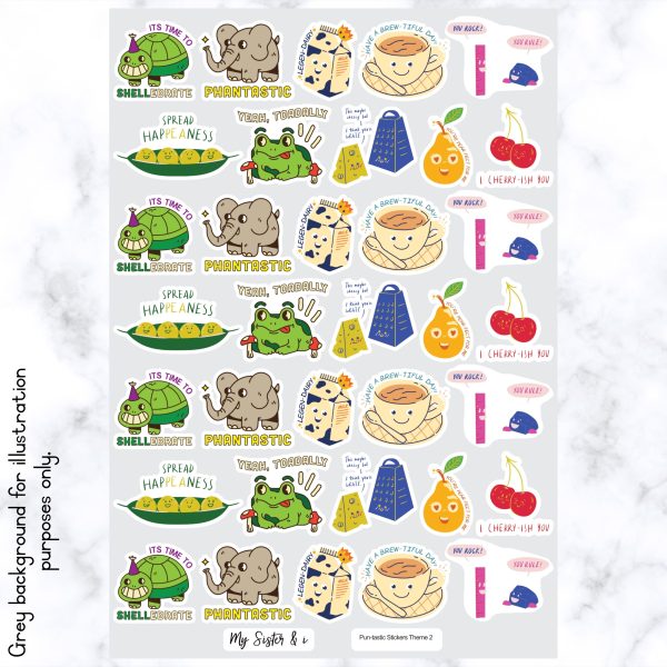 Pun-tastic Reward Stickers Theme 2