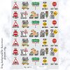 Road Sign Reward Stickers - A