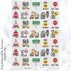 Road Sign Reward Stickers - A