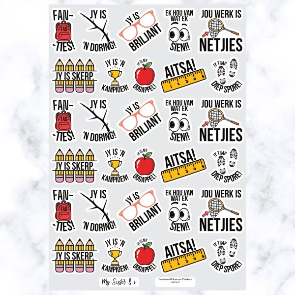 Snaakse Afr Plakkers Tema2 - Pun Stickers
