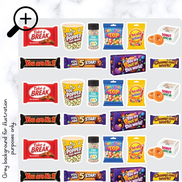 Sweety Reward Teacher Stickers - B