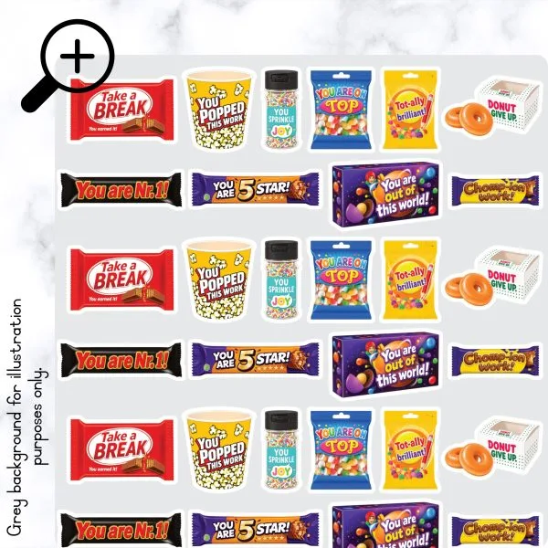 Sweety Reward Teacher Stickers - B