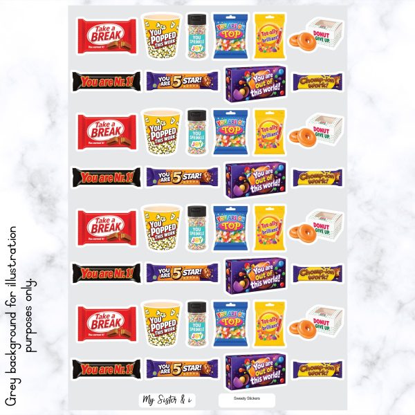 Sweety Reward Teacher Stickers - A