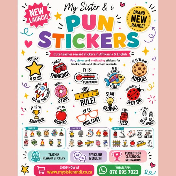 New Pun Reward Stickers
