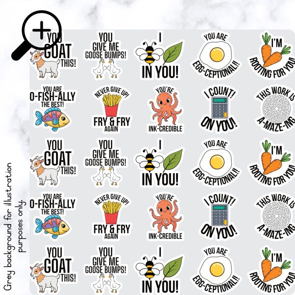 You Goat This Pun Stickers