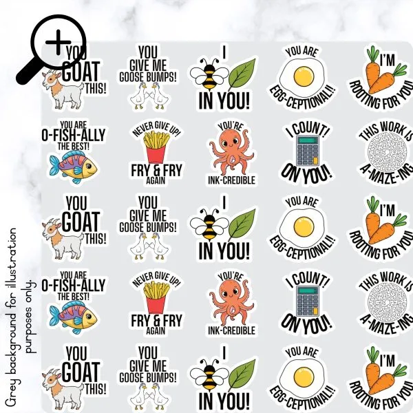 You Goat This Pun Stickers