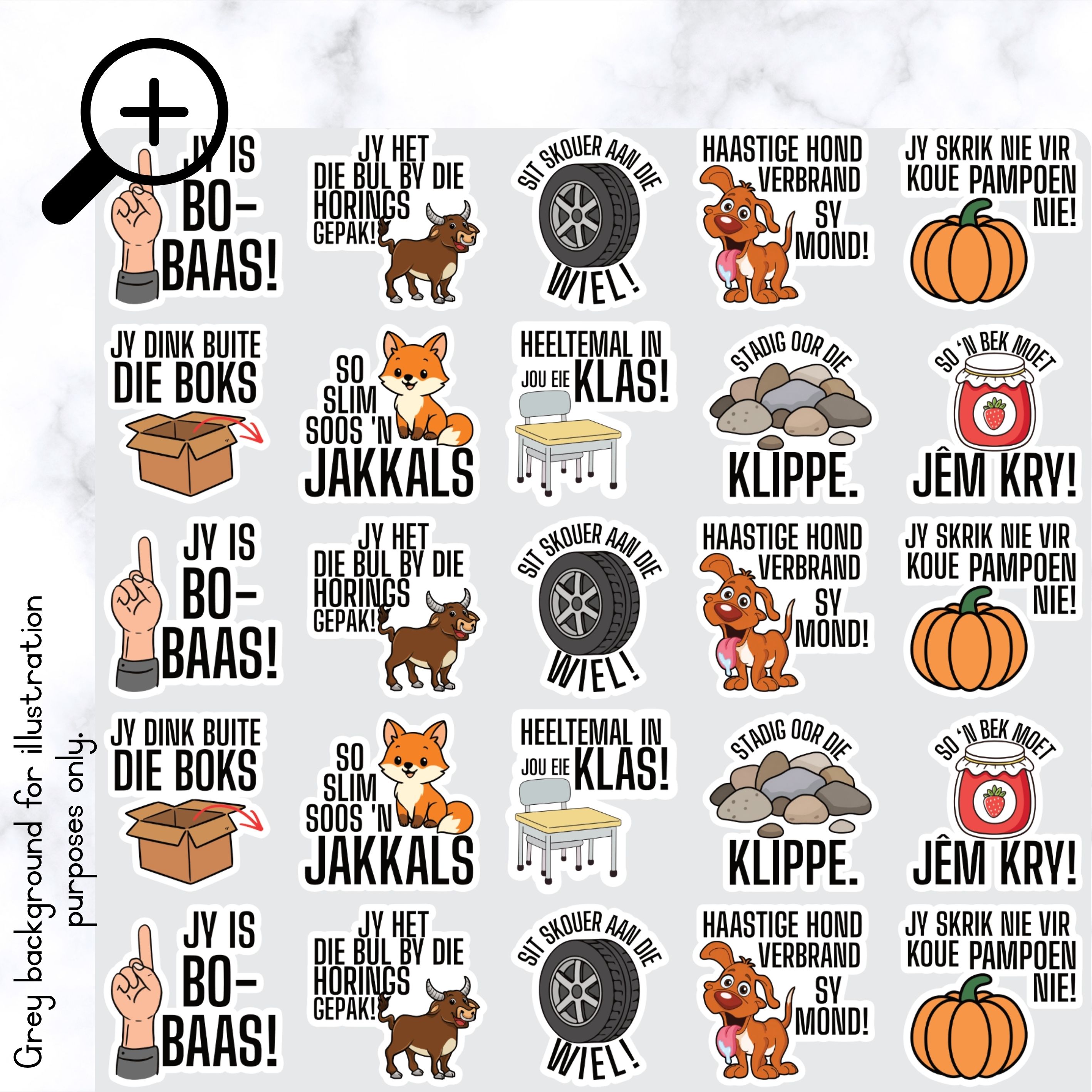 Afrikaanse Uitdrukkings Tema 1 -b