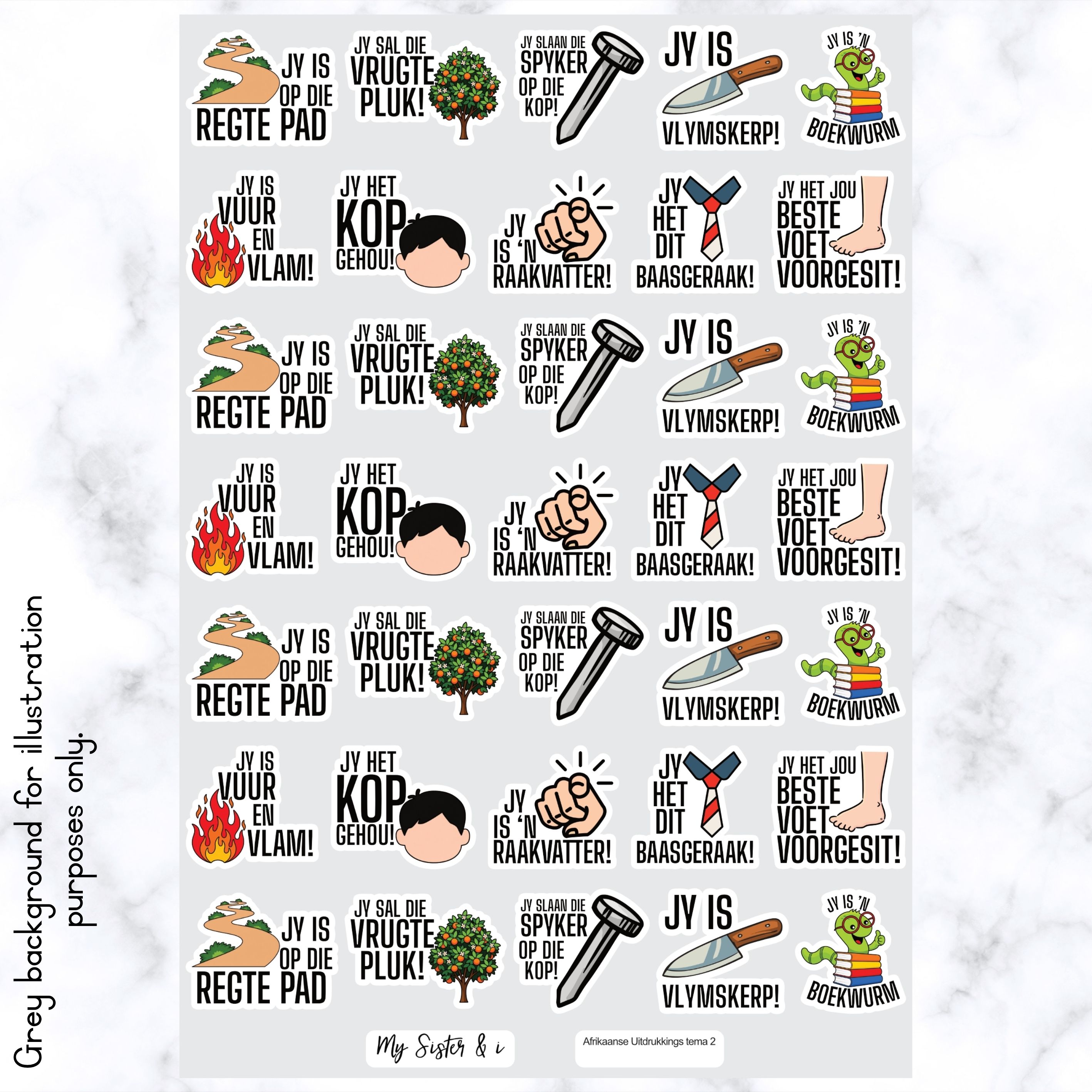 Afrikaanse Uitdrukkings Tema 2