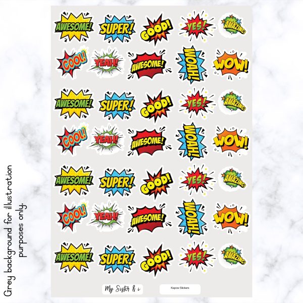 Kapow Stickers