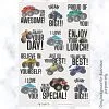 Monster Trucks Lunch Box Stickers