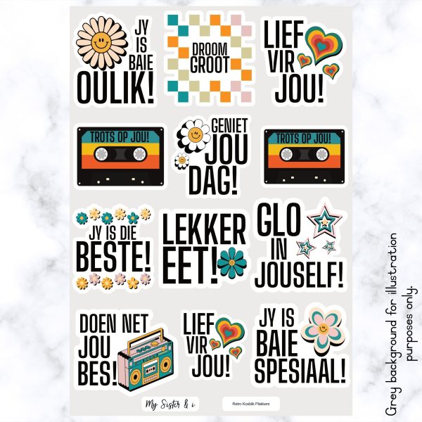 Retro Kosblik Plakkers