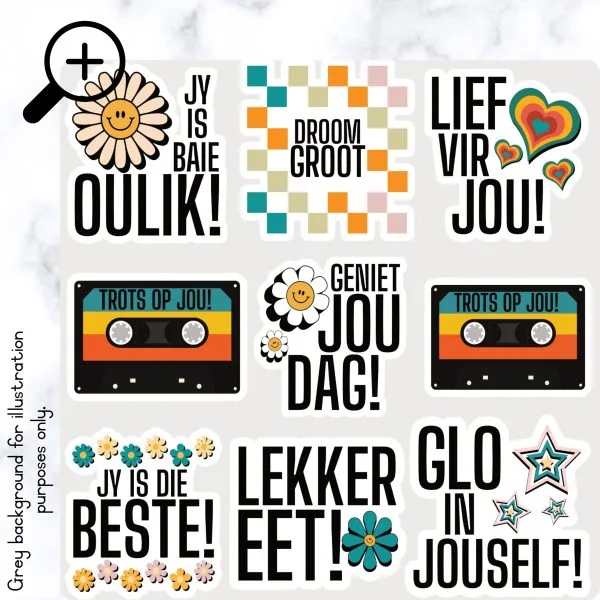 Retro Kosblik Plakkers
