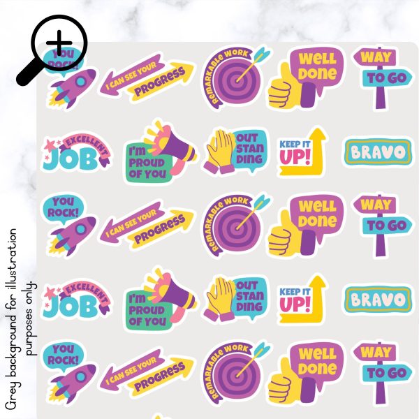 Retro Motivational Stickers