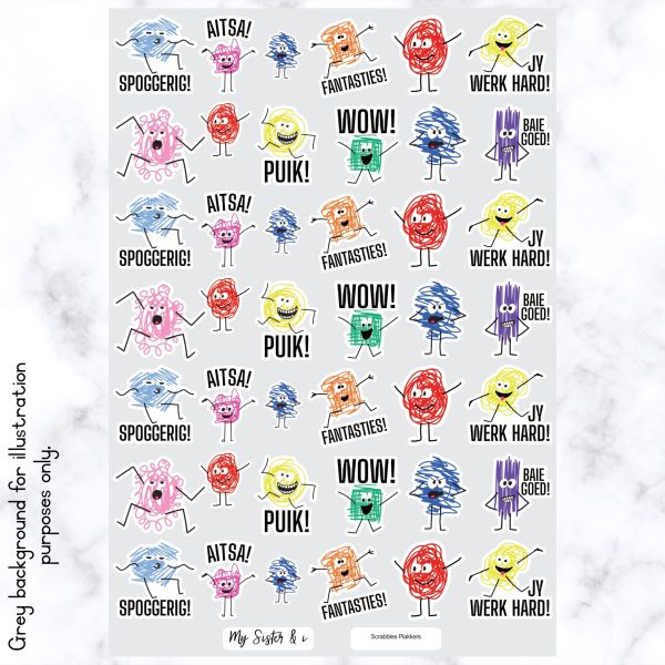 Scrabble Plakkers Afrikaans -A