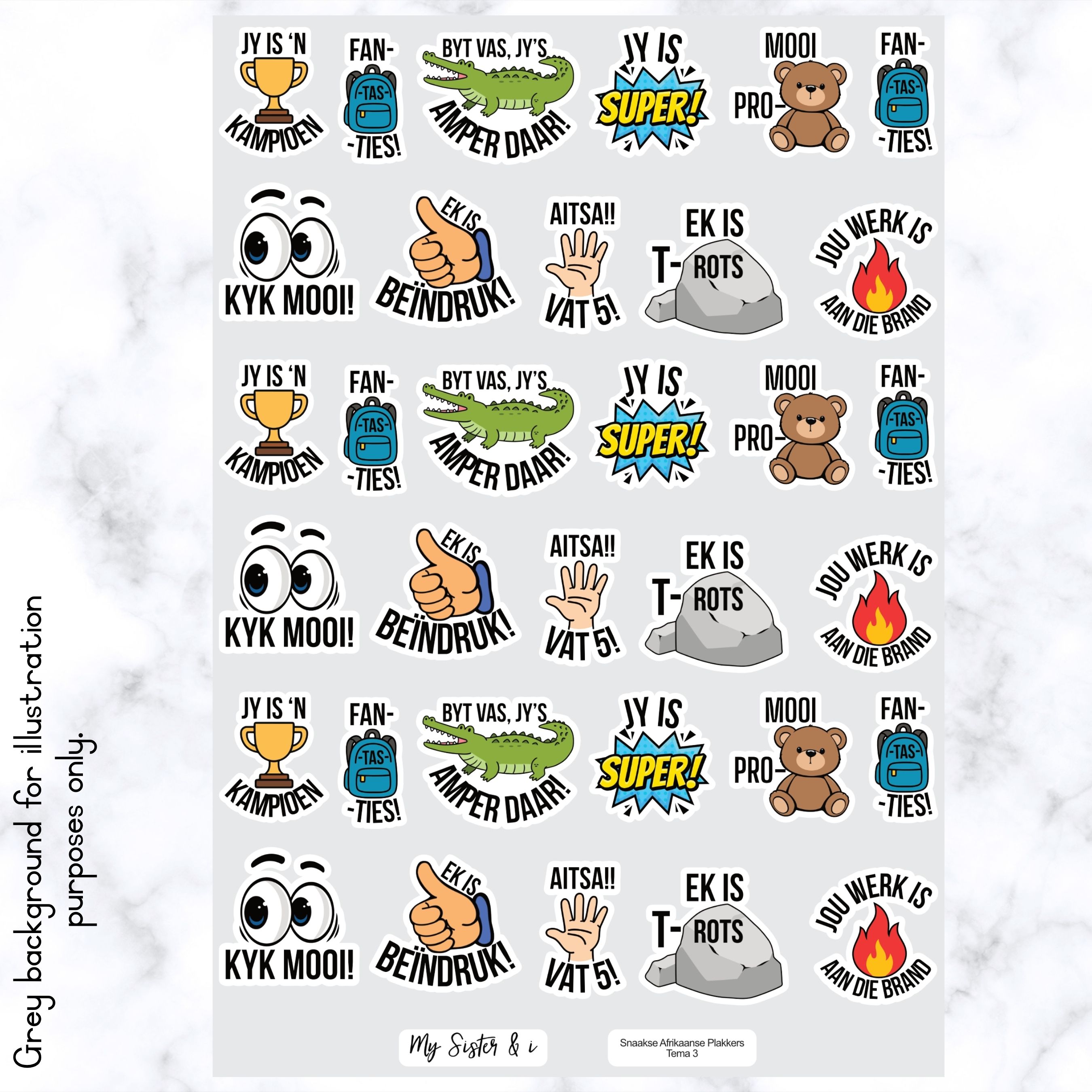 Snaakse Afr Plakkers Tema 3
