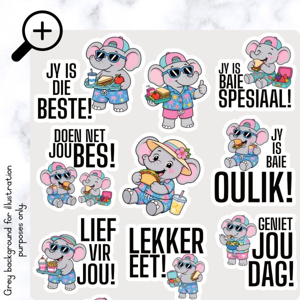 Somer Olifante Kosblik Plakkers