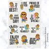 Summer Lion Lunch Box Stickers