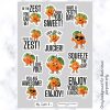 Gold Mandarin Lunch Box Stickers